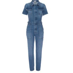 Good American Fit For Success Jumpsuit Blue 274 NWOT